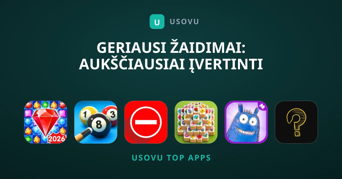 Geriausi Žaidimai: Aukščiausiai Įvertinti Papildymai Jūsų Telefonui
