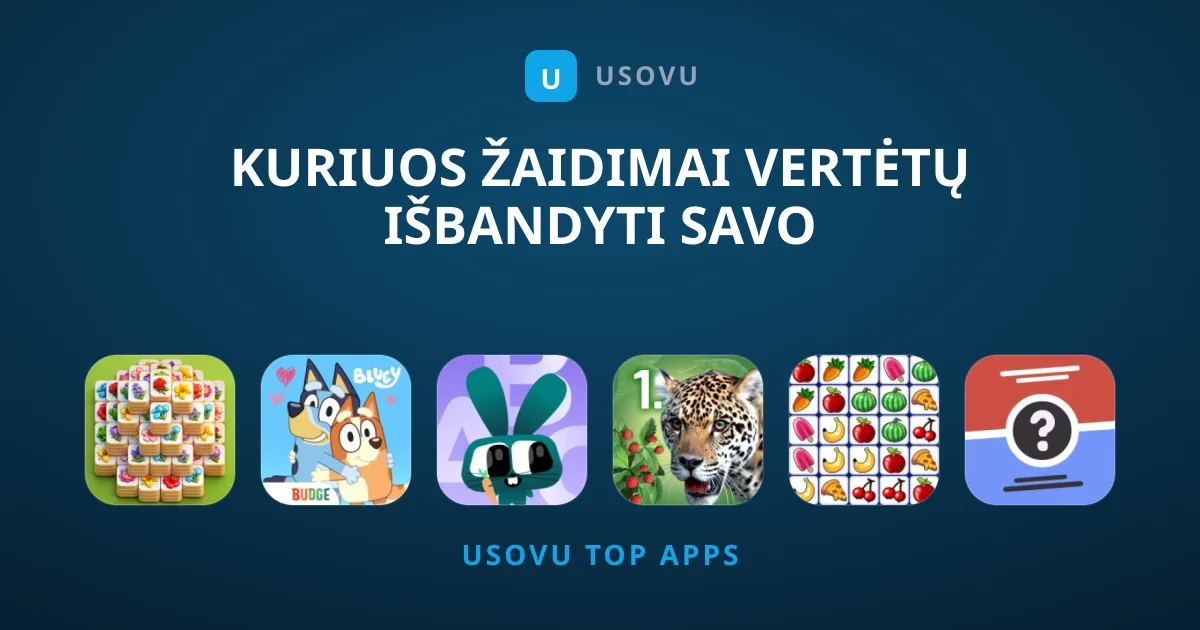 Kuriuos Žaidimai Vertėtų Išbandyti Savo Izmaniajame?